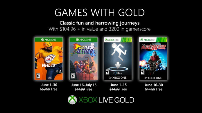 Four Free Games With Xbox Live Gold
