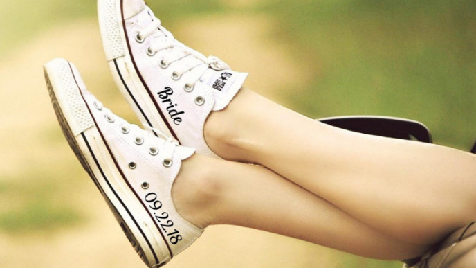 Custom Wedding Shoe Stickers from $10