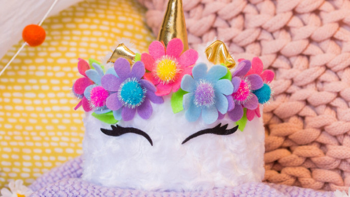 You Can Sew Your Own Unicorn Cake Pillow