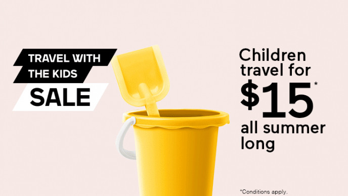 Children Travel For $15 All Summer Long @ VIA Rail Canada
