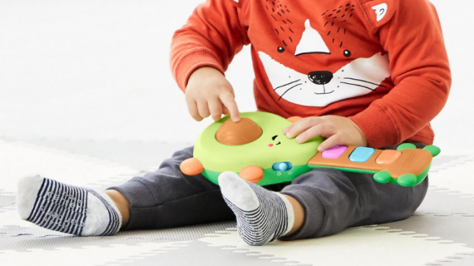 Skip Hop Rock-A-Mole Guitar for $21.57
