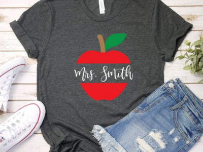 Custom Teacher Shirt @ Etsy
