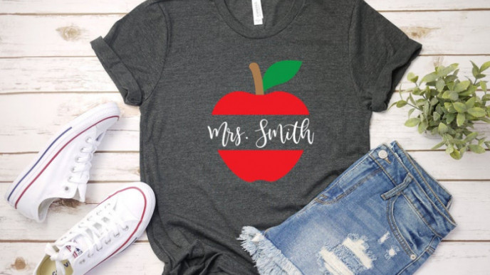Custom Teacher Shirt $32.86 Shipped @ Etsy