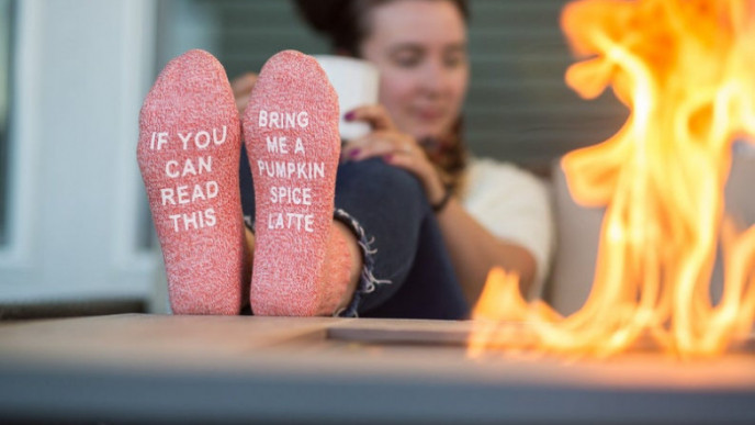 You NEED These Pumpkin Spice Latte Socks