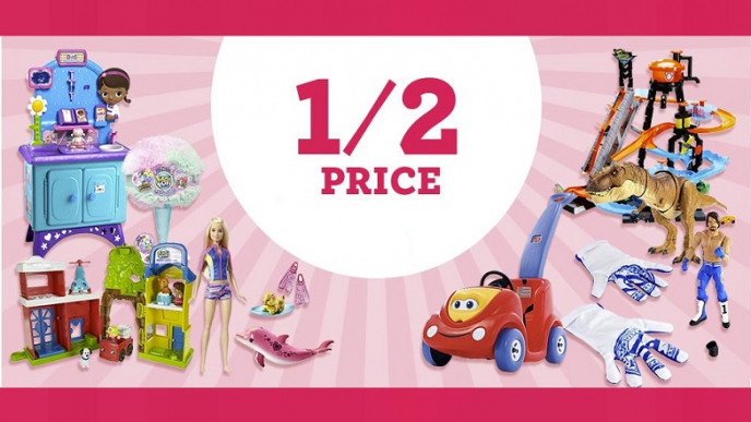 Half Price Deals On Selected Toys @ Toys R Us