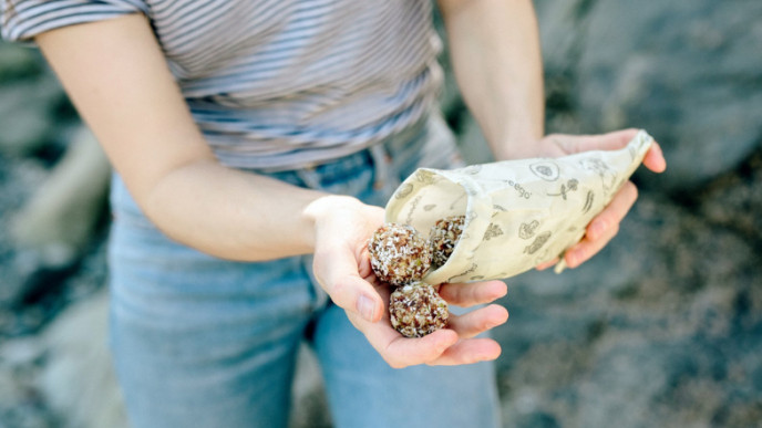 These Abeego Beeswax Wraps are Reusable!