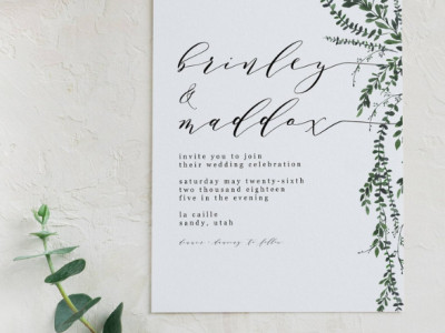Ordering Invitations from Etsy