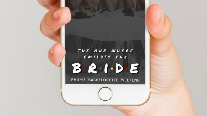You Can Order a Friends Snapchat Filter!