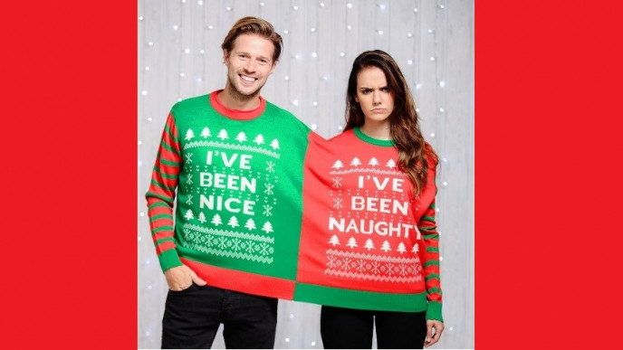 Double Couple Christmas Sweater $31.99 Shipped @ Amazon.ca