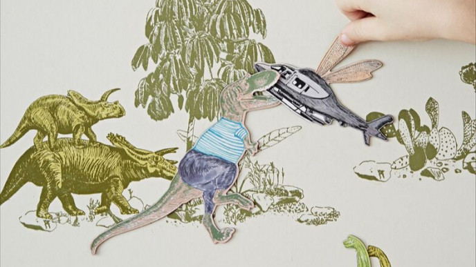 You Can Buy Magnetic Dinosaur Wallpaper!