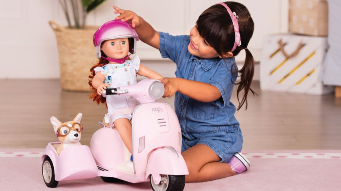 our generation doll scooter set
