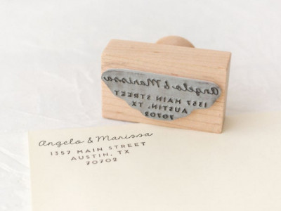 Custom Address Stamps @ Etsy