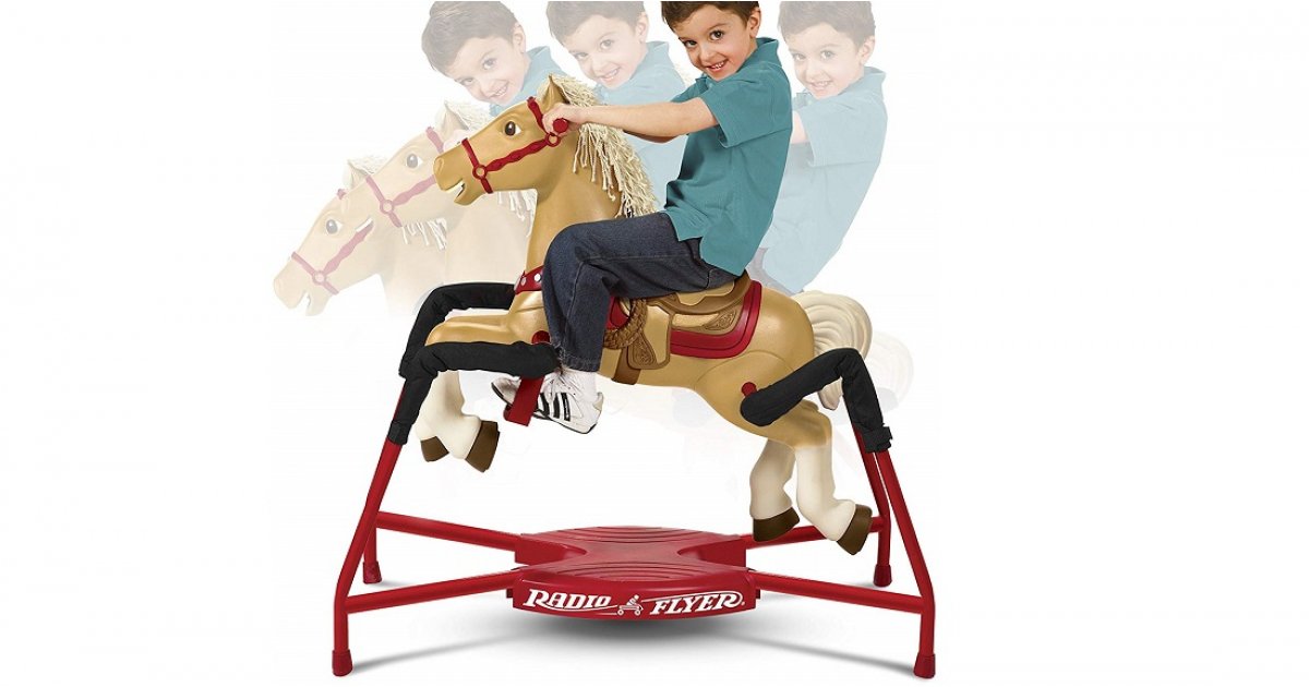 Radio Flyer Champion Interactive Horse Ride On 187.49 Shipped Amazon