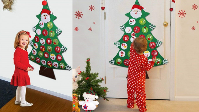 AerWo Christmas Tree Felt Advent Calendar $12.99 @ Amazon Canada