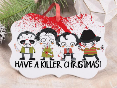 Horror Movie Ornaments @ Etsy