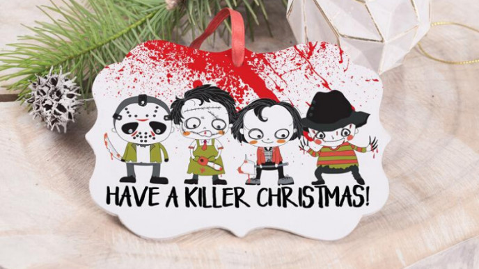 Custom Horror Character Ornaments @ Etsy