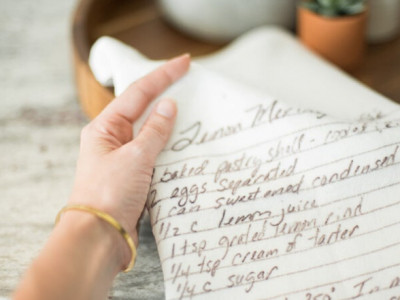 Recipe Tea Towels @ Etsy