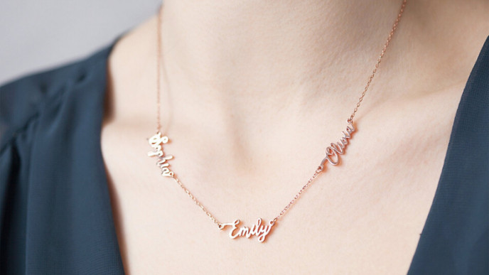 40% off Personalized Family Name Necklaces
