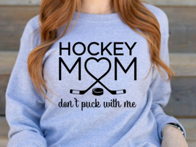 Hockey Mom Sweaters @ Etsy