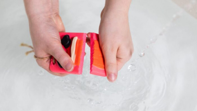 These LUSH Bath Oil Tablets are Ornaments!
