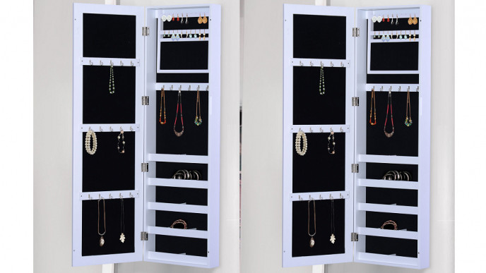 Wall Mounted Mirrored Jewelry Cabinet $119.99 Shipped @ eBay Store: 20112011mh