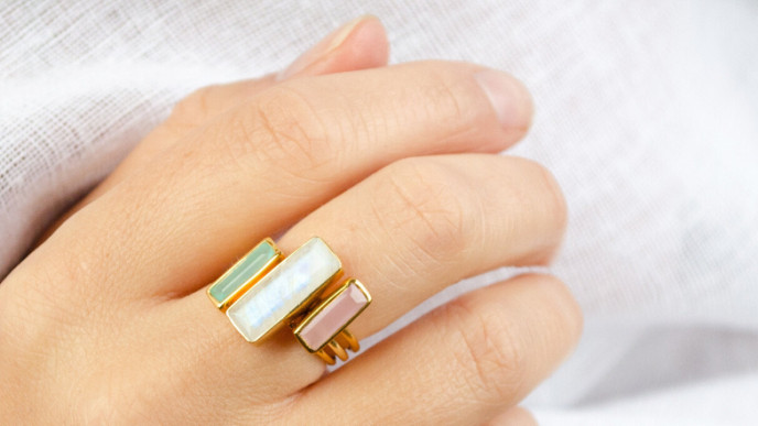 Custom Birthstone Ring Set from $47.28