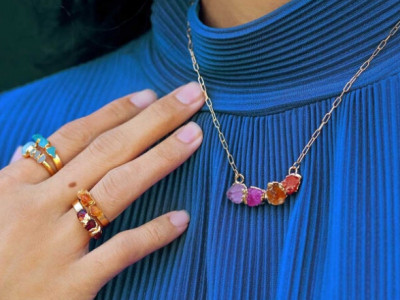 Raw Stone Jewelry @ Etsy