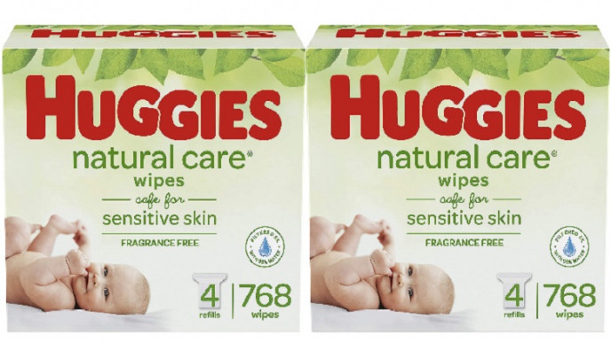 Huggies Natural Care Sensitive Baby Wipes (4 Refill Packs) $19.94 @ Amazon Canada