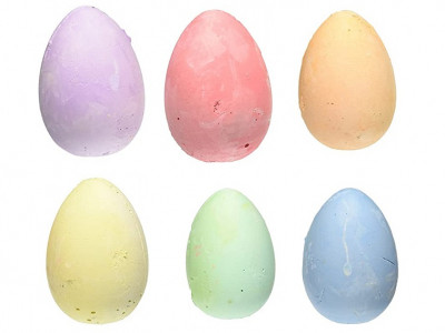Easter Egg Sidewalk Chalk - 6 Pack
