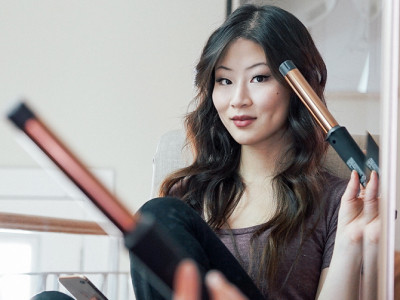 Titanium Cordless Curling Wand