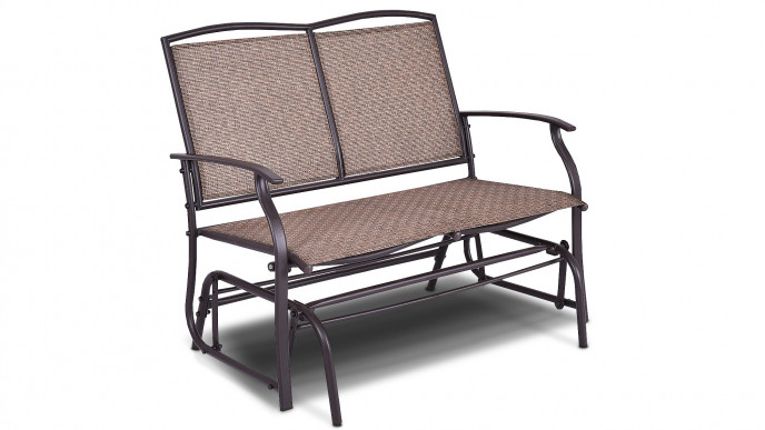 Patio Glider Rocking Bench Double 2 Person Chair Loveseat $219.99 Shipped @ Walmart