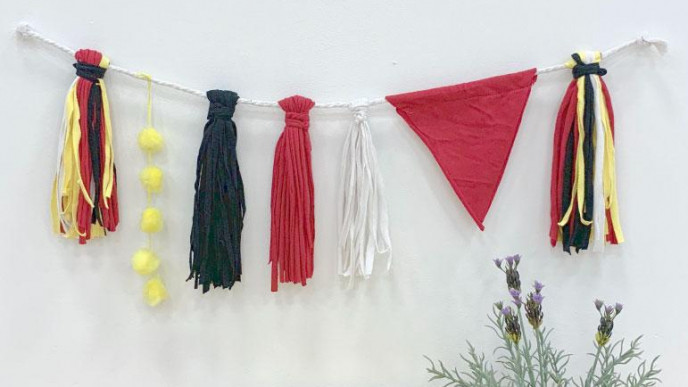 PK Beans Now Sell Hockey Wall Hangings Made From Recycled Clothing