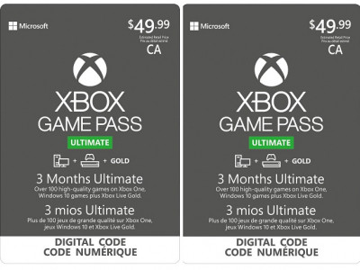 3 Month Xbox Game Pass Ultimate $24.98
