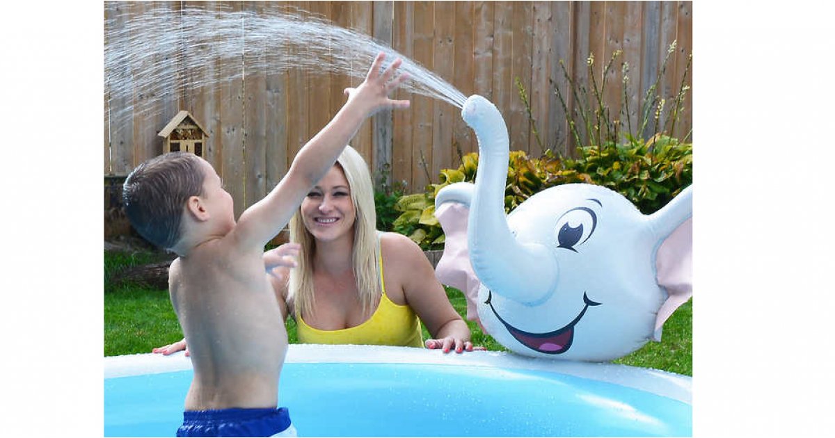 Elephant Sprinkler Kiddie Pool 49.99 Costco