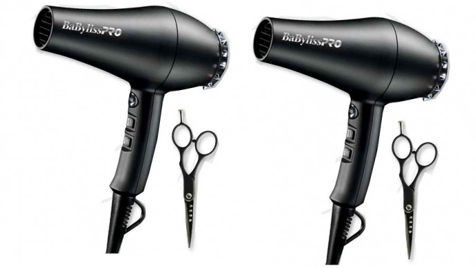 Babyliss Pro Rockstar 1875-Watt Blow Dryer & Cutting Shears $35.99 Shipped @ eBay Store: deal.central