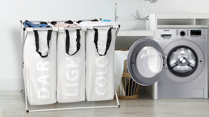 Oxford 3-Bag Laundry Sorter Hamper $18.99 @ eBay Store: saveonmany