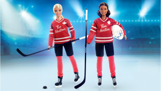 Tim Hortons Barbie Doll In Hockey Uniform $19.94 @ Amazon