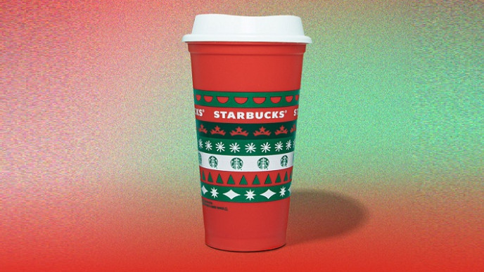 Free Limited Edition Starbucks Red Cup When You Purchase A Beverage!