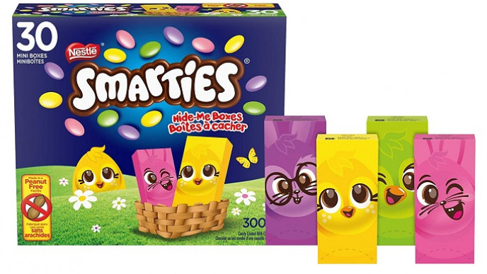 Nestle Smarties Easter Milk Chocolate Pack of 30 (300g) $6.98 @ Amazon