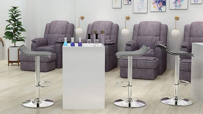 SONGMICS Set of 2 Adjustable Bar Stools $99.99 Shipped @ Amazon