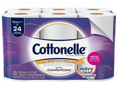 Cottonelle 12 Roll Pack $4.99