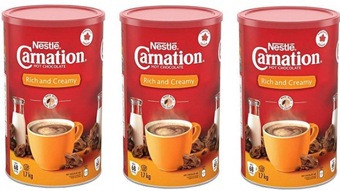 Carnation Hot Chocolate, Rich And Creamy 1.7 Kg Canister From $9.48 @ Amazon