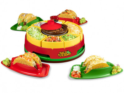 Heated Lazy Susan Taco Bar $49.99 Shipped