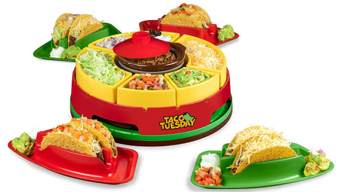 Taco Tuesday Heated Lazy Susan Taco Bar $49.99 Shipped @ Amazon