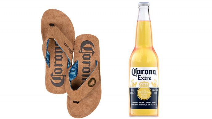 Corona Extra Bottle Opener Flip Flop Sandals $34.59 @ Amazon Store: MainMerch