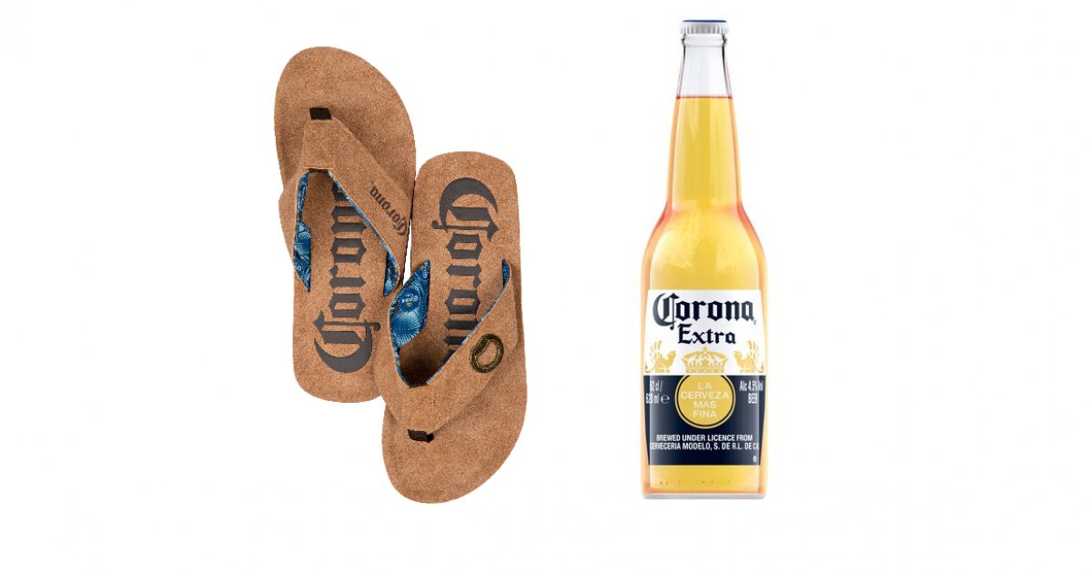 Corona Extra Bottle Opener Flip Flop Sandals 34.59 Amazon Store