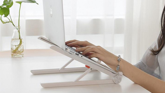 PrimeCables Adjustable & Portable Laptop Stand $8.99 @ eBay Store: Saveonmany