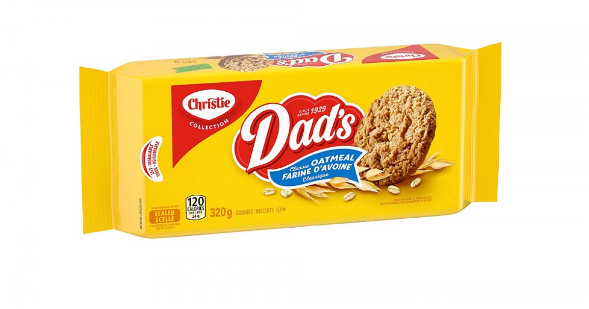 Two Packs Of Dads Oatmeal Original Cookies 3.98 Amazon