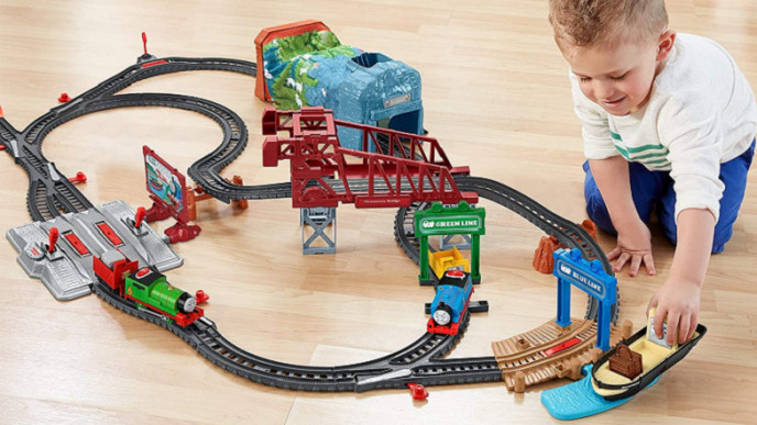 Fisher-Price Thomas & Friends Talking Thomas & Percy Train Set $39 @ Amazon
