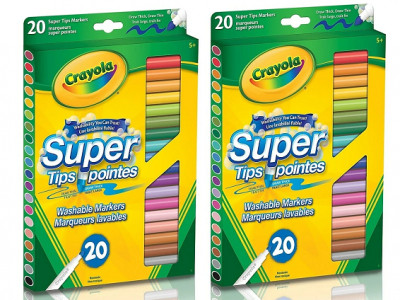 Crayola Super Tips Washable Markers (20 Pack) $2.49 Shipped @ Staples